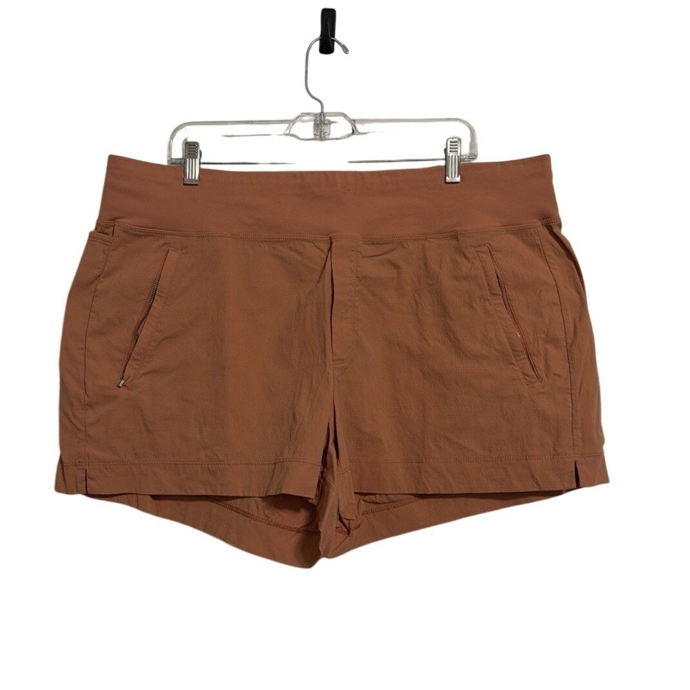 Athleta Trekkie North Short Terracotta Orange Hiking Trail Shorts Womens 20 Plus